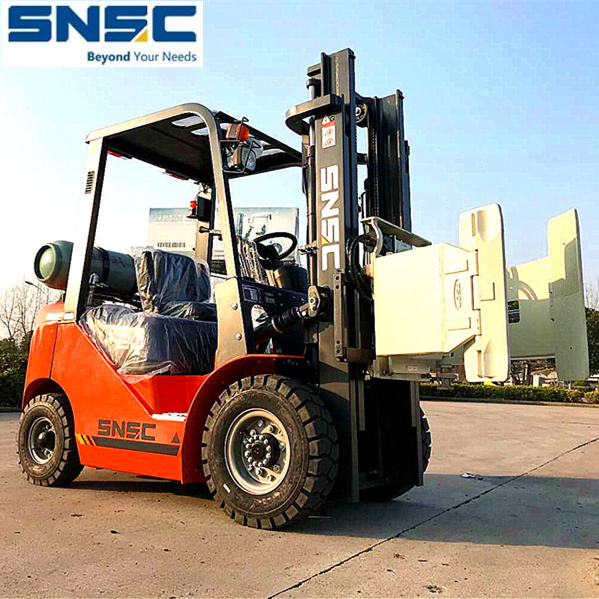 2ton Nissan Engine LPG Gasoline Paper Roll Clamp Forklift