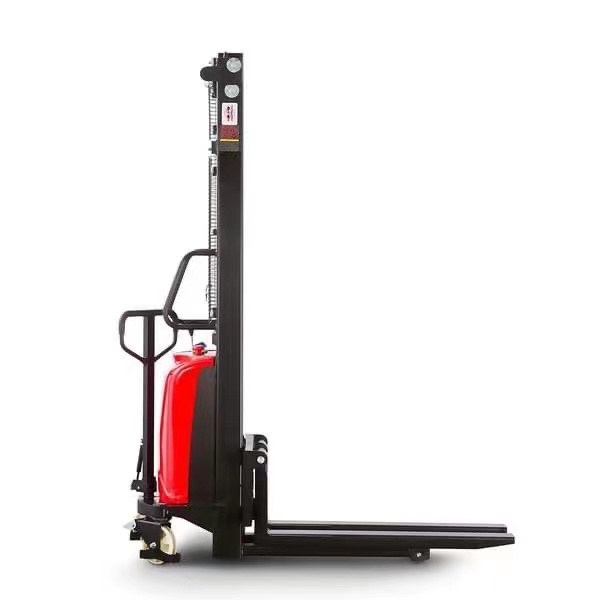 Warehouse Powered Pallet Stacker Counterbalance Electric Stacker 1000kg 1T