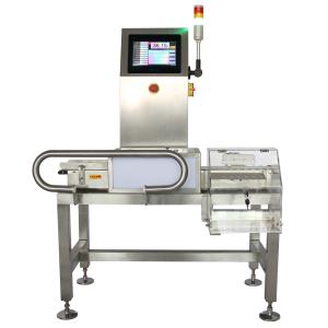 China Online Dynamic Weight Checker Food Checkweigher Machine For Heavy And Bulky Items Wide Range Checkweigher With Rejector on sale