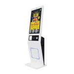 QR Code Scanner Optional 21.5'' Self Service Kiosk With HD Resolution