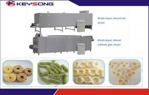 China Extrusion Cheese Ball Snacks Production Machines , Puffed Corn Snack Making Machine on sale