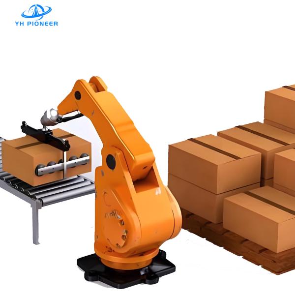 High Precision Robot Palletizer System with 3150mm Arm Span and ±0.4mm Repeated
