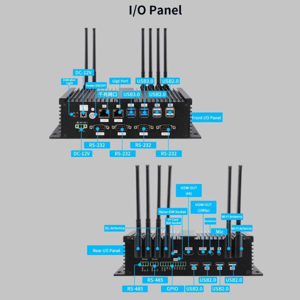 B500 5G AI-enabled Edge Computer Hexa-core RK3399 Pro processor 3.0 TOPS Al