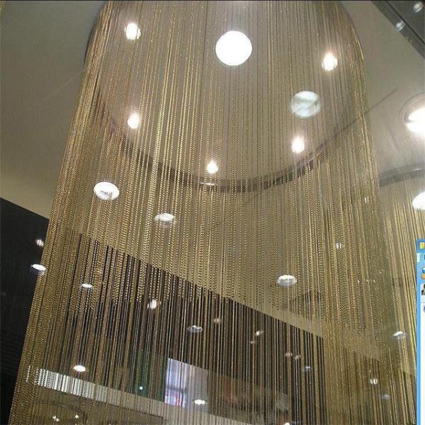 Metal Bead Curtain For Room Divider