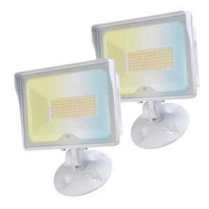 Buy cheap 55W LED Flood Light Outdoor IP65 Waterproof 3000K-5000K CCT from wholesalers