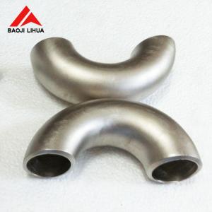 China Industrial Titanium Elbow , 45 90 Degree Long Radius Elbow Gr1 Gr2 Anti Rust on sale