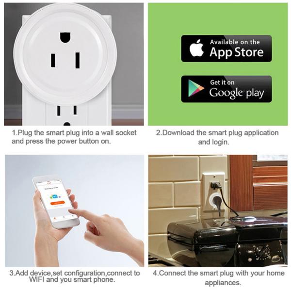 Bluetooth Wifi Smart Plug Socket Home Assistant Remote Control Plugs
