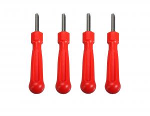 Best Portable Red Tyre Valve Core Remover Tool For Car / Bicycle / Truck Motor wholesale