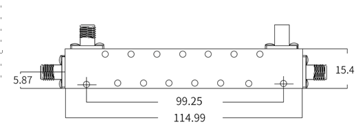 N - Female Connector RF 3dB Hybrid Coupler Low VSWR Passive Components