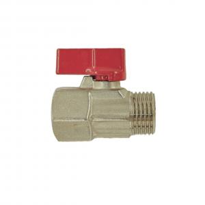 China Chrome Plated Ball Valve Mini Threaded Connection For Water Systems on sale