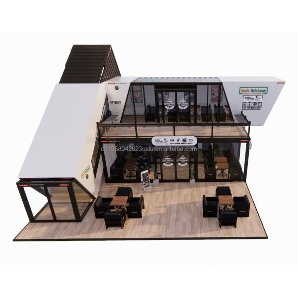 Expandable Prefab Folding Container Garden House with Galvanized Steel Square