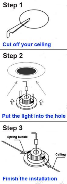 LED ceiling lighting 9W dimmable LED ceiling light