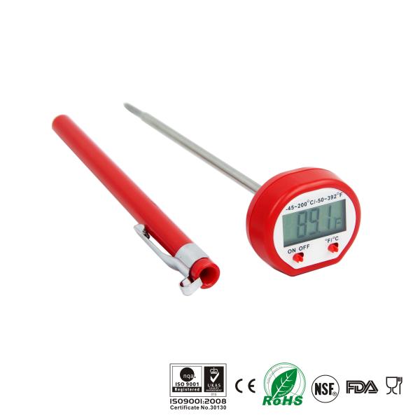 Cheap C/F Switching Function Instant Read Digital Thermometer Protective Sheath Included for sale