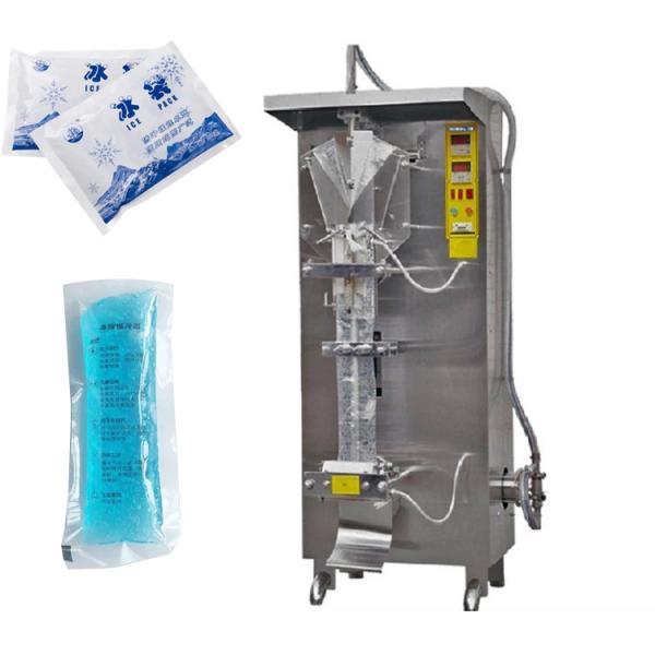 Bag Water Liquid Sachet Packing Filling And Sealing Machine SS316L 1300bph