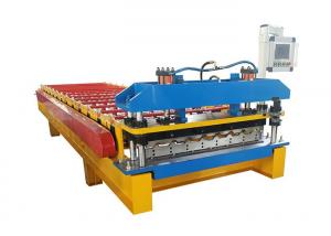 China Galvanized Corrugated Metal Roof Tile Making Machine 0.2 - 0.8 Mm on sale