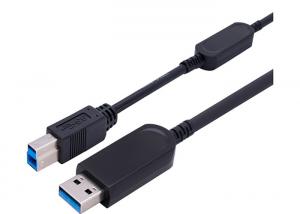 China EDID CEC HDCP2.2 HDR Active Optical Cable USB 3.0 AM To BM on sale