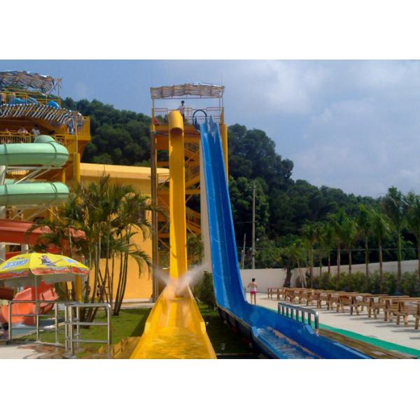 Fiberglass Aqua Loops Water Park Playground / High Speed Water Slide Pipe