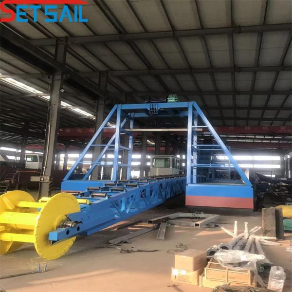 Customized 86-100PCS Chain Bucket Diamond Mining Dredger with Centrifuge