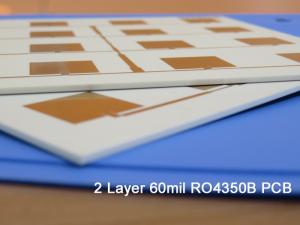 China High Frequency PCB Rogers 60mil 1.524mm RO4350B PCB Double Sided RF Circuit Board Patch Antenna PCB on sale