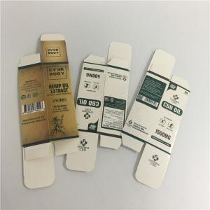 China Hot sale paper box packaging vape pen cartridge white paper cardboard box on sale