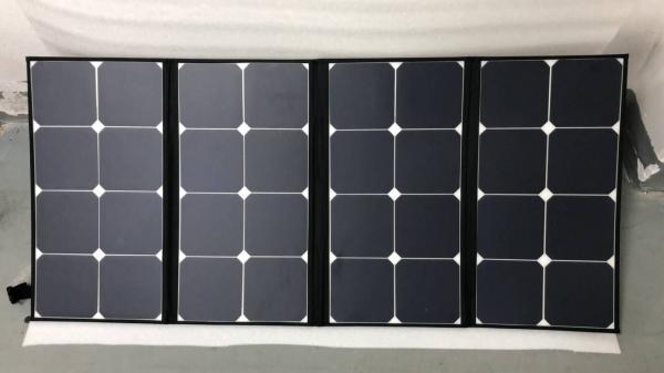 Cheap Light Weight SunPower Folding Solar Panels 100 Watt Easy Carry For Camping for sale