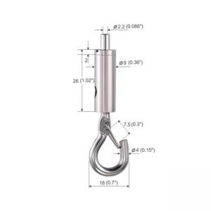 Best Wire Gripper Hardware Spring Hook Pring Load For Acoustic Panel Kit YW86229 wholesale