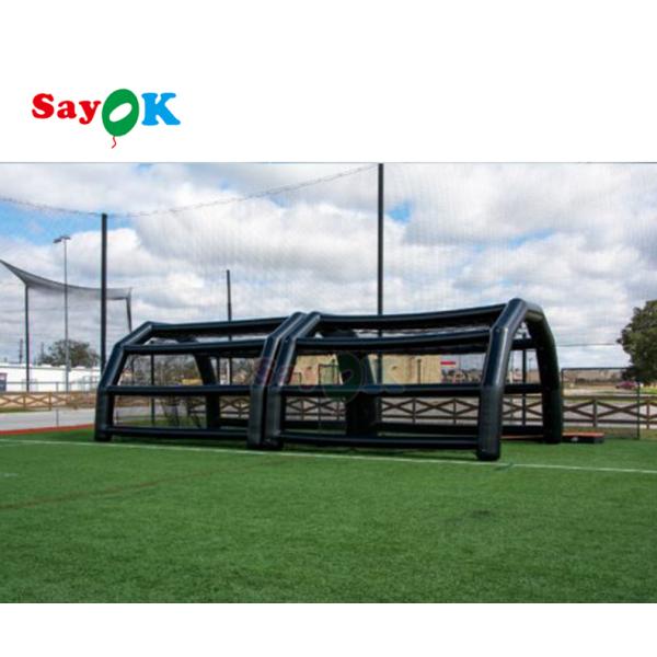 Factory Inflatable Baseball Net Outdoor Cage Hitting Tent Waterproof Inflatable Sport Court Baseball Field Practice Tent for Rental