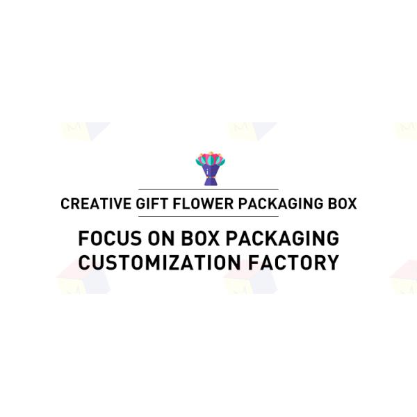Lightweight Flower Packaging Box Cardboard Flower Box With Chocolate Drawer