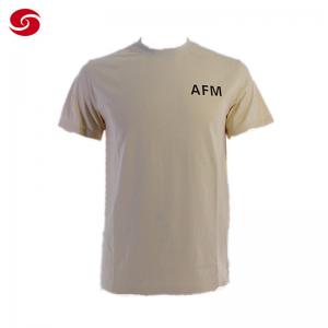 Best AMF Long Printed Cotton Military Tactical Shirt Round Neck Polo T Shirt wholesale