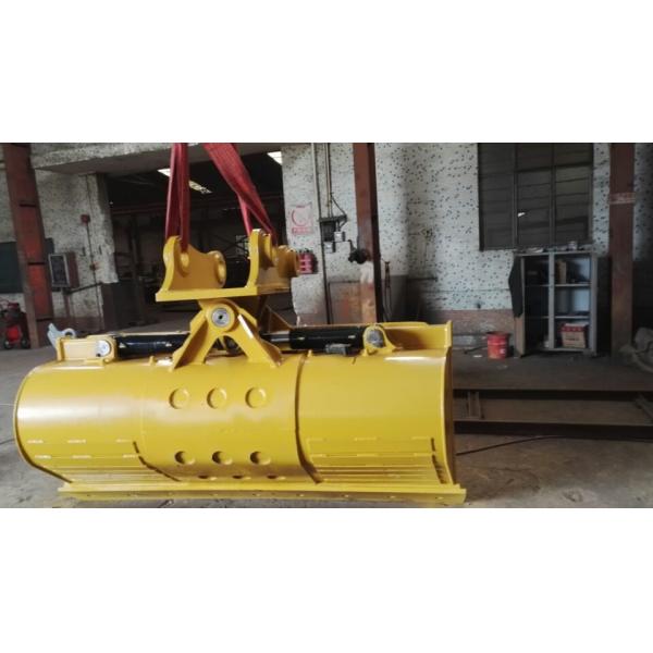 Material Handlling 16MN Q355 Hydraulic Excavator Tilting Bucket