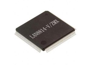 Electronic Integrated Circuits 128-TQFP LAN8814-V/ZMX 4-Port Ethernet Transceiver IC