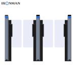 Security Automatic Double Sliding Gate Turnstile Access Control System Speed