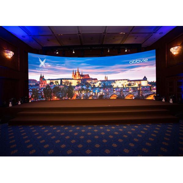 140 Degree 1R1G1B P4.46 Flexible Led Display Screen SMD3528