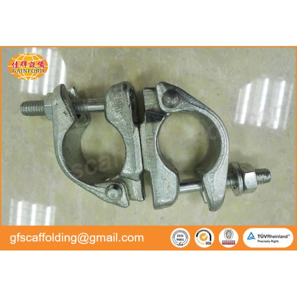 Forged rolling clamp galvanized swivel coupler BS 1139 for 48.3MM tubes