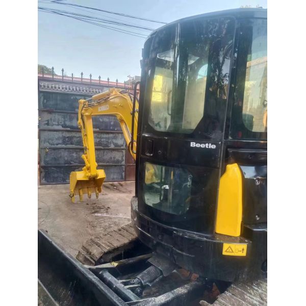 Yellow Paint Used Mini Excavator Used Sk35 Kobelco Sk35sr 3.5 Ton