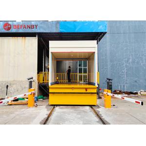 Steel Automated Rgv Rail Guided Vehicle Railway Flat Wagon
