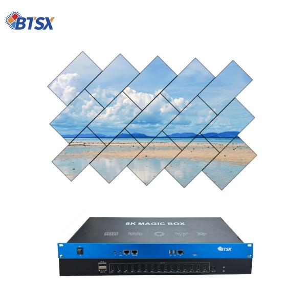 Cheap Bitvisus Creative Splicing 8K60 PIP Cropping Zoom Point to Point LCD LED Video Wall Processor for sale