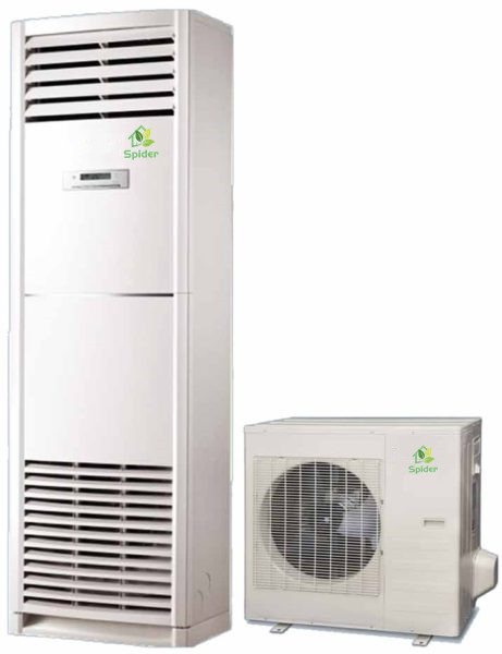 Auto Cleaning Floor Standing Ac Unit , Galvanized Casing Stand Up Air Conditioning Unit