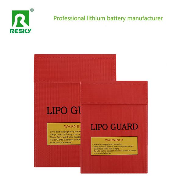 Anti Explosion Anti Fire Waterproof RC Lithium Battery Pack Safe Bag 23x30cm 18x23cm