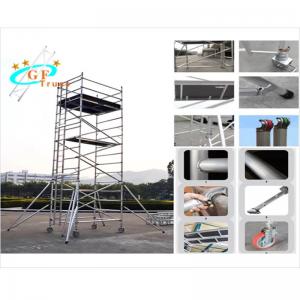 Best OEM Aluminium Scaffold Tower 6m Platform Height With Outriggers wholesale
