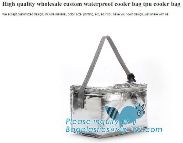 Laminated kids Tote Wine Bottle Ice Thermal Lunch box Insulated Non Woven Cooler Bag for promotion,Promotional Aluminium