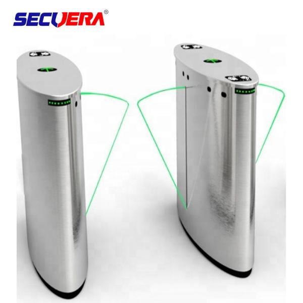 Cheap Latest QR code Coin operated RFID Reader control flap turnstile security gate for sale
