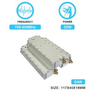 30W 700-850MHz Anti Drone Signal Jammer Module System GPS Blocker GaN Fpv Uav Shielding With GAN and Isolation Protector