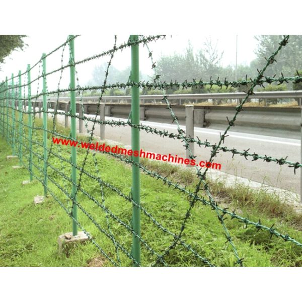 3KW Fully Automatic Barbed Wire Machine Cyclone Mesh Panel Welding Machine