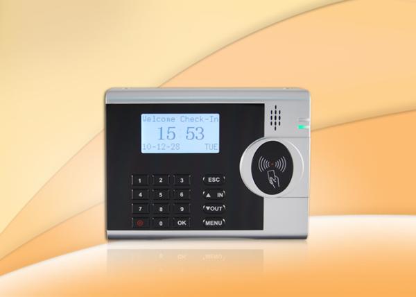 Cheap Free software proximity card  Rfid Time Attendance System with Check in / out for sale