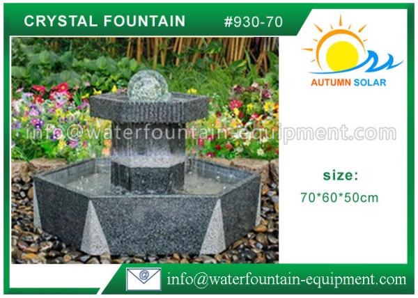 Cheap Crystal Ball Backyard Water Fountains ,  Pedestal Hypnus Decorative Water Fountain for sale