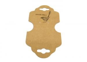 Best Folded Personalized Hang Tags , Custom Printed Swing Tags For Earring wholesale