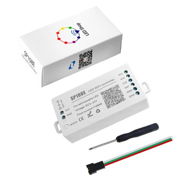 2048 Pixels SP108E Wifi LED Controller With IOS Android App Wireless Remote
