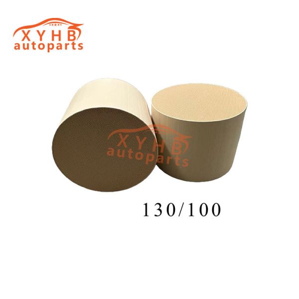 Ceramic Carrier High-Quality Round Three-Way Catalytic Filter Element Euro 1-5 Model: 130*100