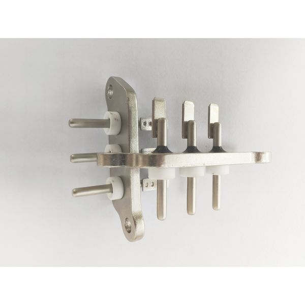 20A Current Rating Glass And Ceramic Hermetic EV Connector for Dependable Panel Mount